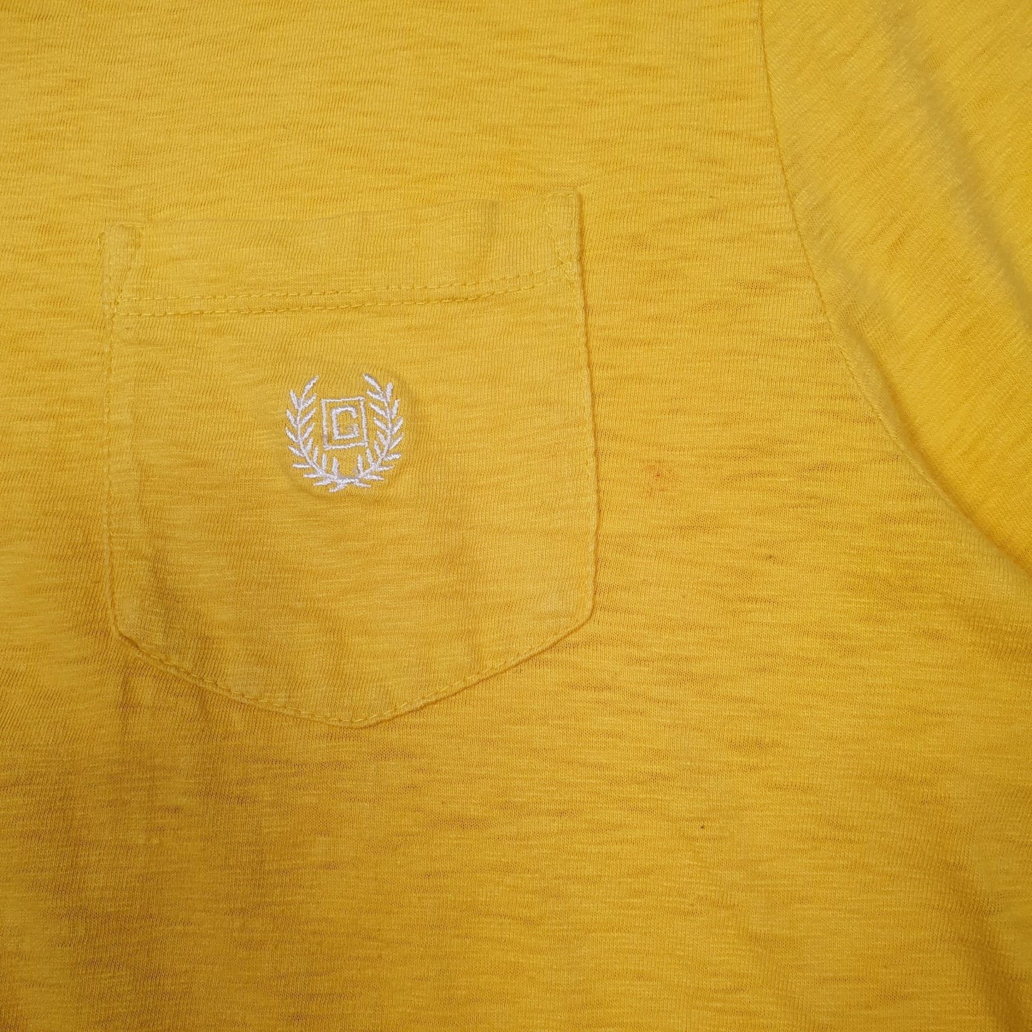 Mens Yellow Chaps   T Shirt
