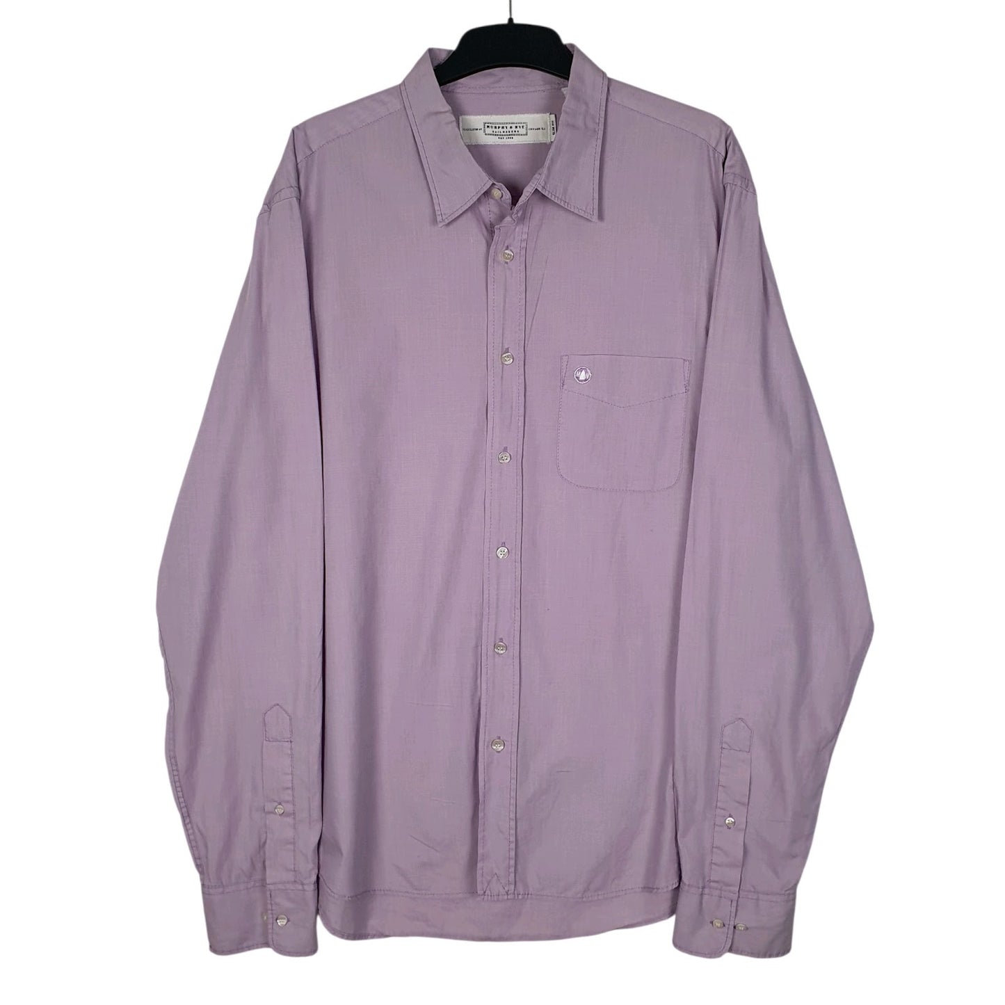Mens Purple Murphy & Nye Sailmakers Long Sleeve Shirt