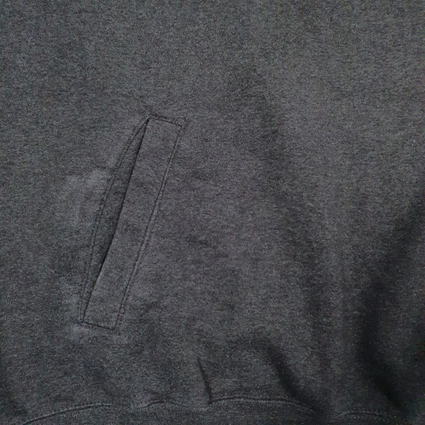 Mens Grey Champion  Quarter Zip Jumper
