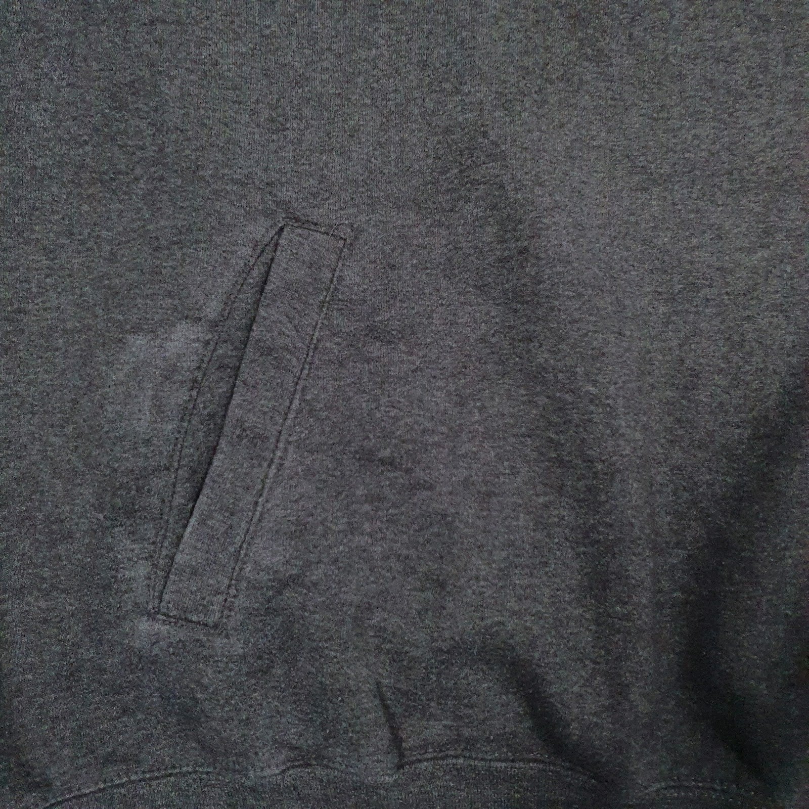 Mens Grey Champion  Quarter Zip Jumper