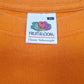 Mens Orange Fruit Of The Loom   T Shirt