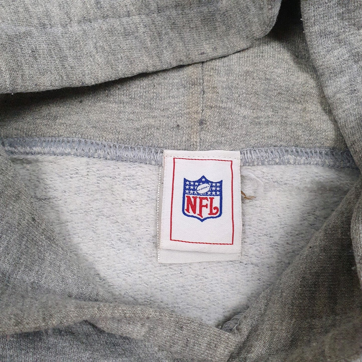 Mens Grey NFL New England Patriots Hoodie Jumper