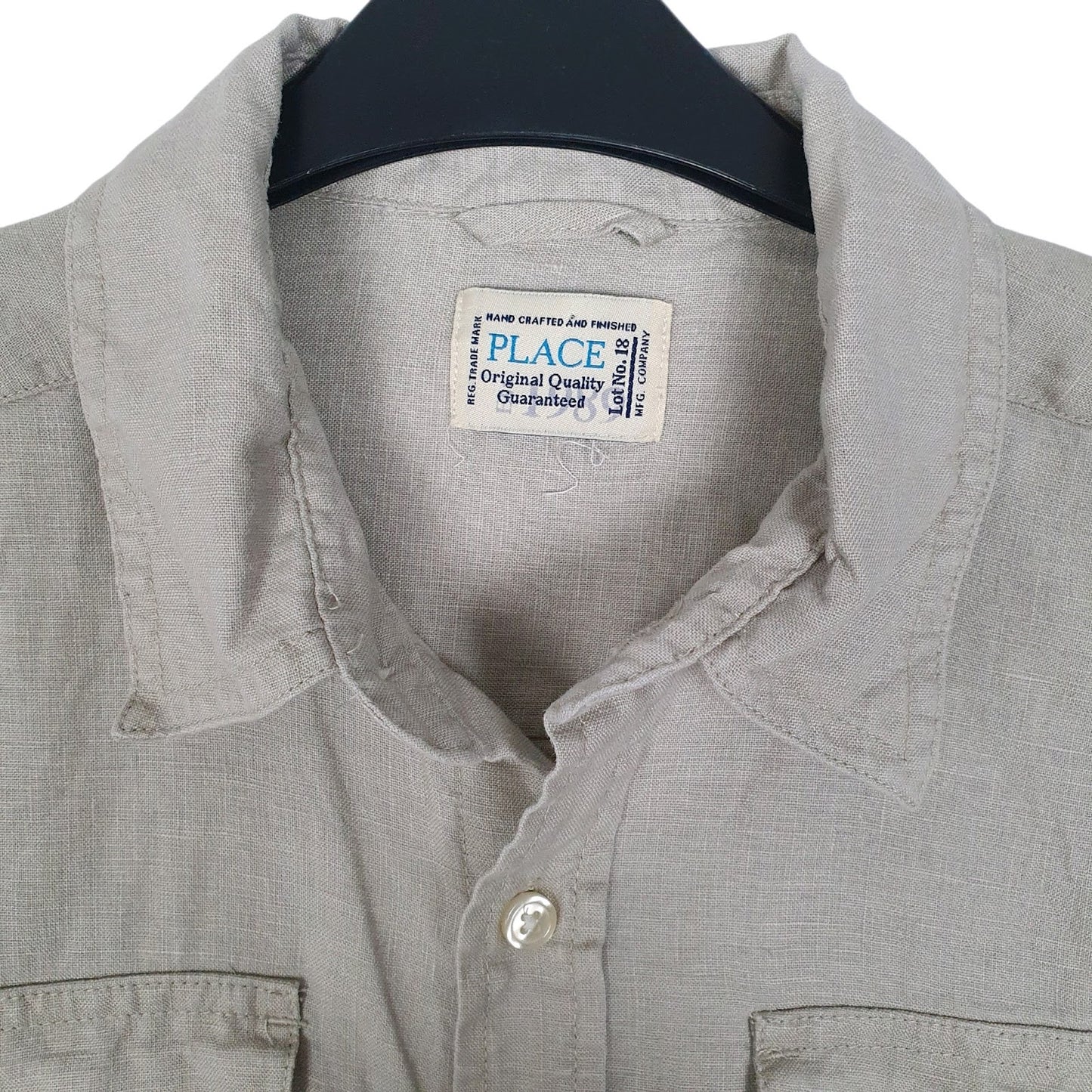 Mens Beige Place   Shirt