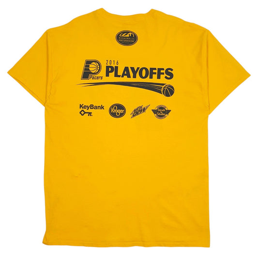 Mens Yellow Fruit Of The Loom Pacers  T Shirt