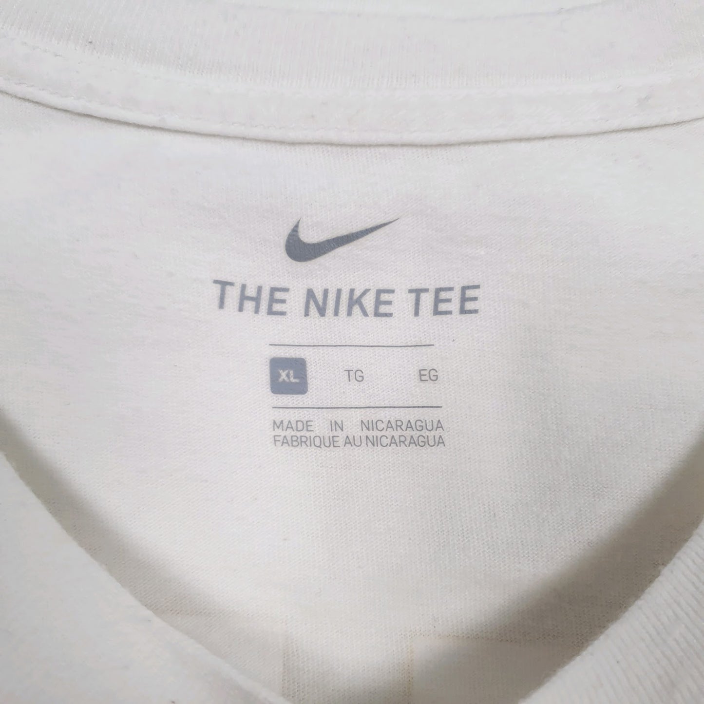 Mens White Nike Team Final Basketball  T Shirt