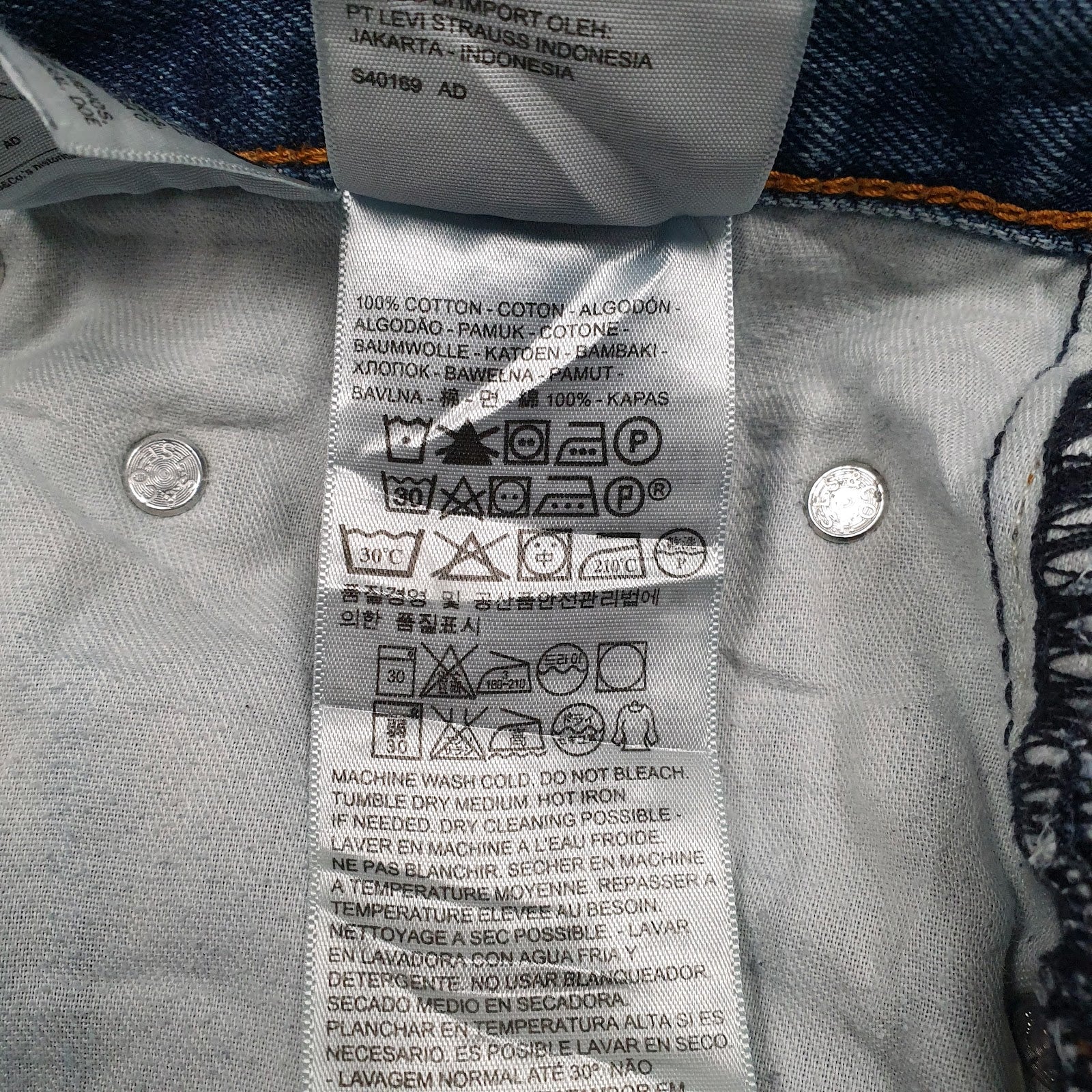 Mens Blue Levis   Jeans