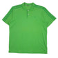 Mens Green Adidas Climalite Short Sleeve Polo Shirt