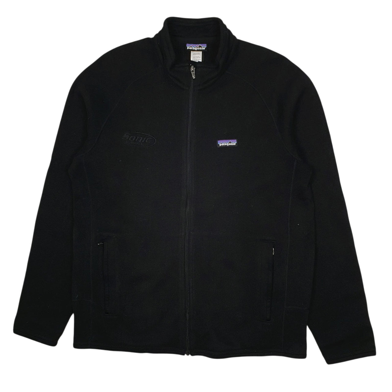 Mens Black Patagonia Better Sweater Full Zip Jumper