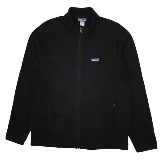 Mens Black Patagonia Better Sweater Full Zip Jumper