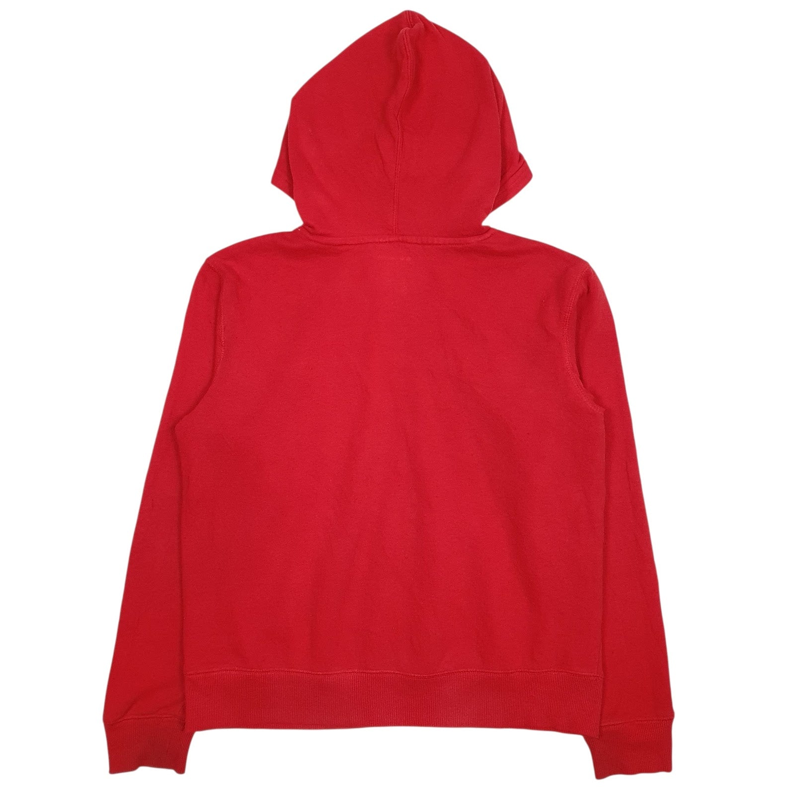 Womens Red Champion Spellout Hoodie Jumper