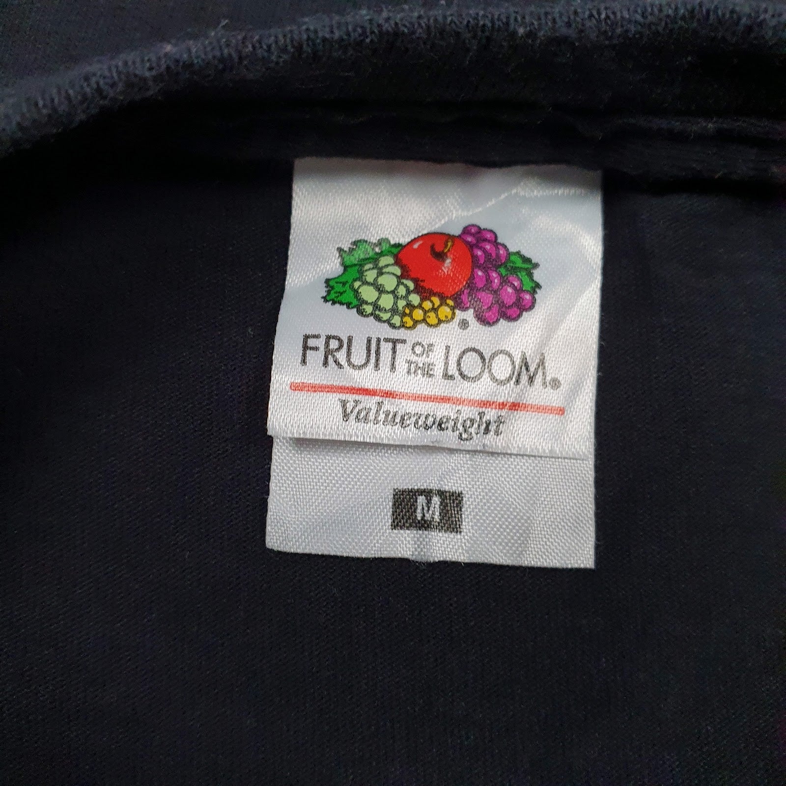 Mens Black Fruit Of The Loom Berlin  T Shirt