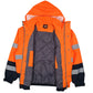 Mens Orange Dickies Hi Vis Safety  Coat