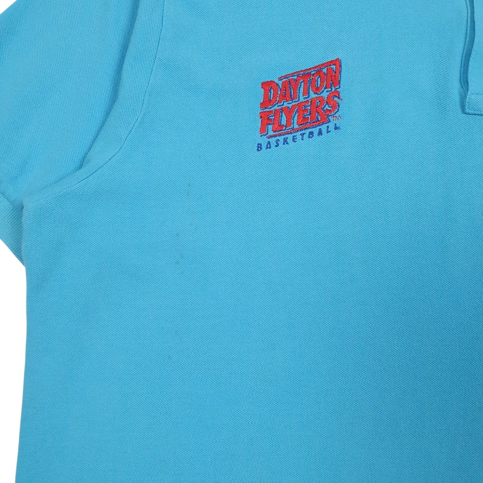 Mens Blue Polo Ralph Lauren Dayton Flyers Basketball  Polo Shirt