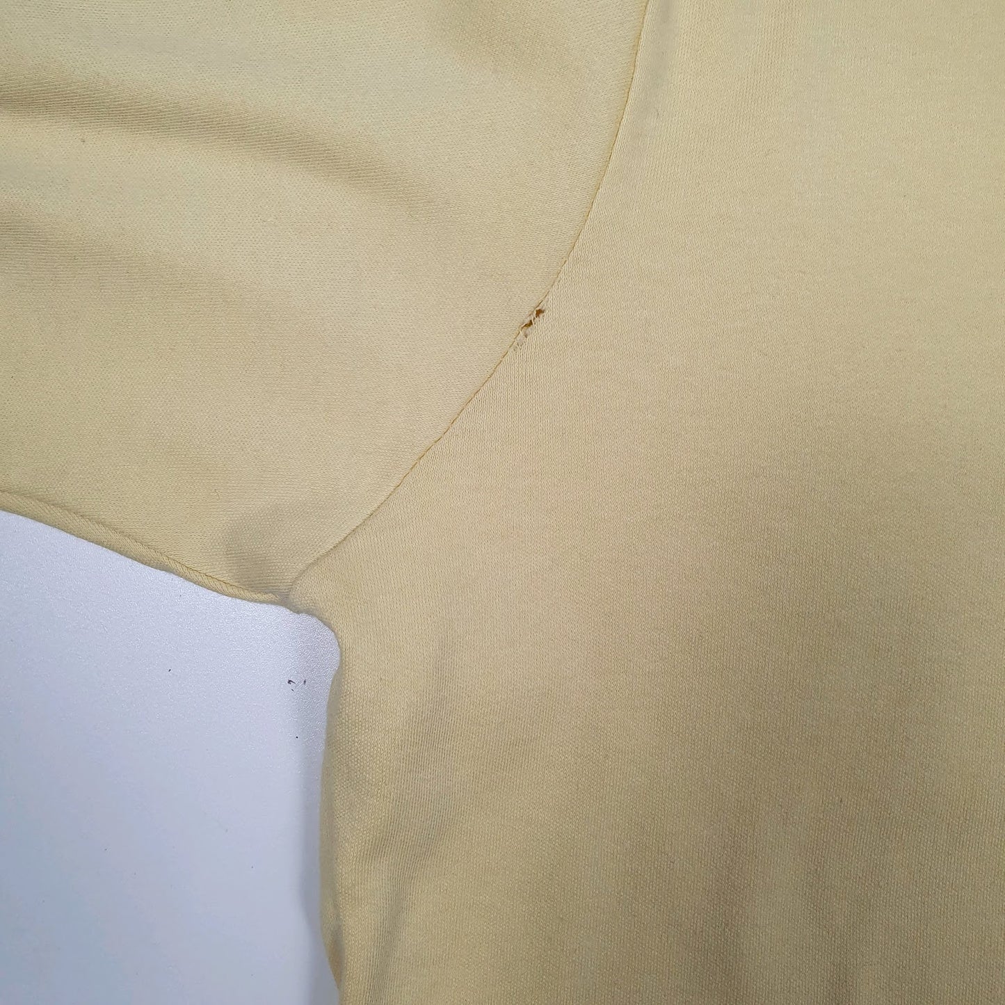 Mens Yellow L.L.Bean Vintage 1980s Cardigan Polo Shirt