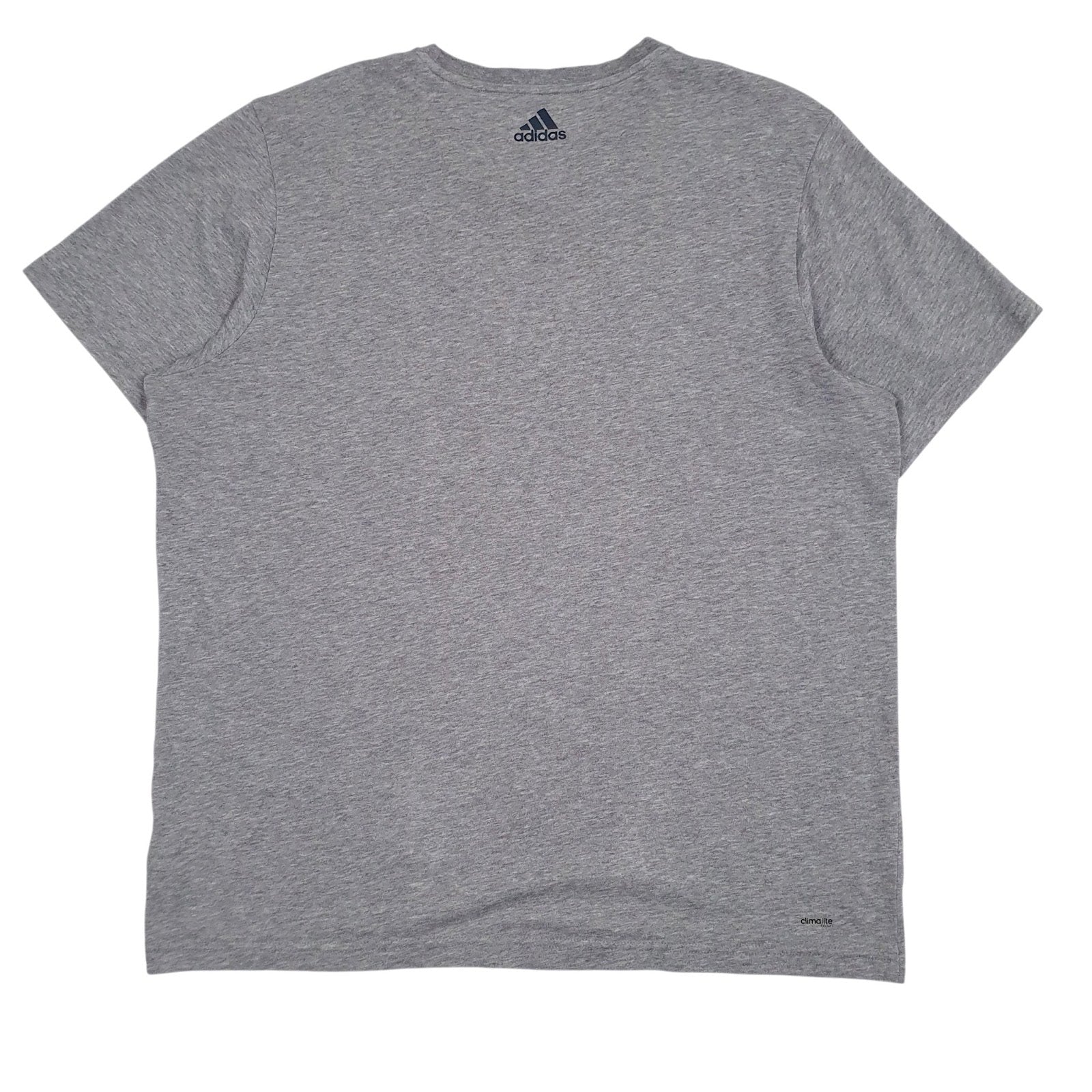 Mens Grey Adidas Climalite  T Shirt