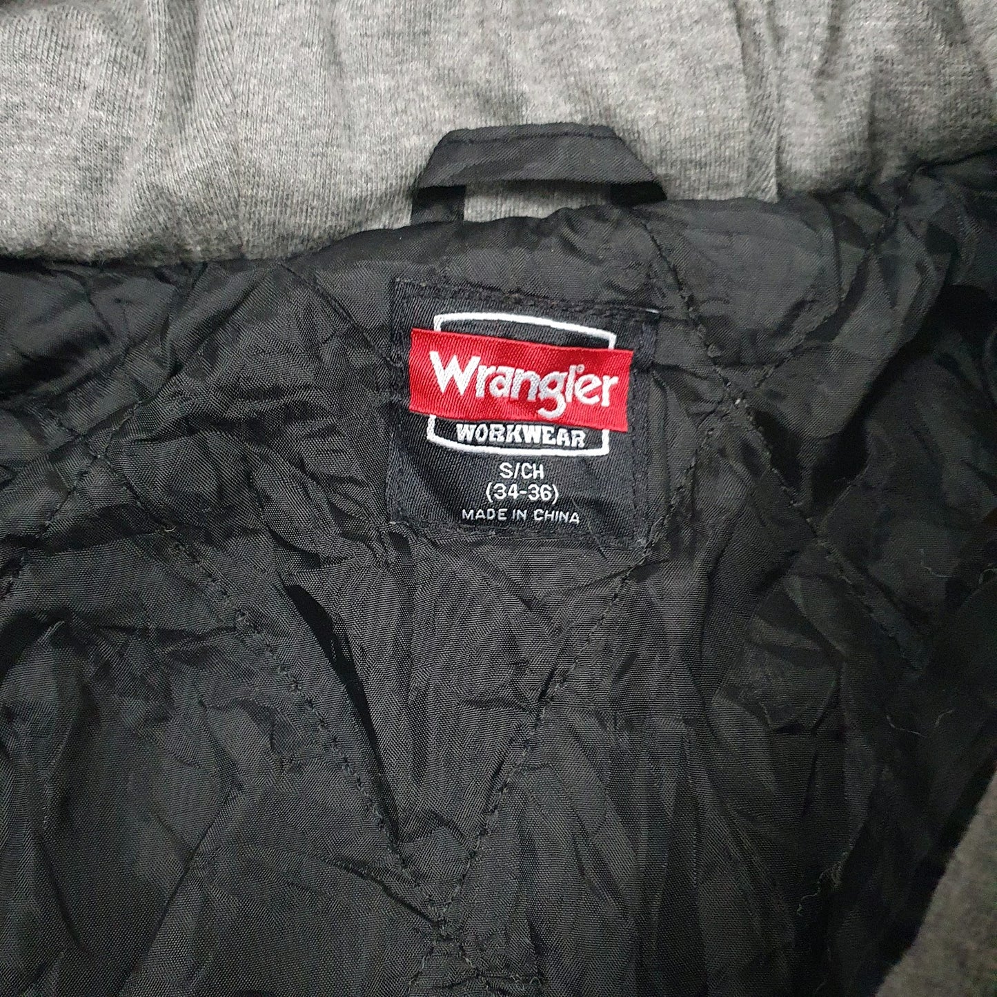Mens Black Wrangler   Coat