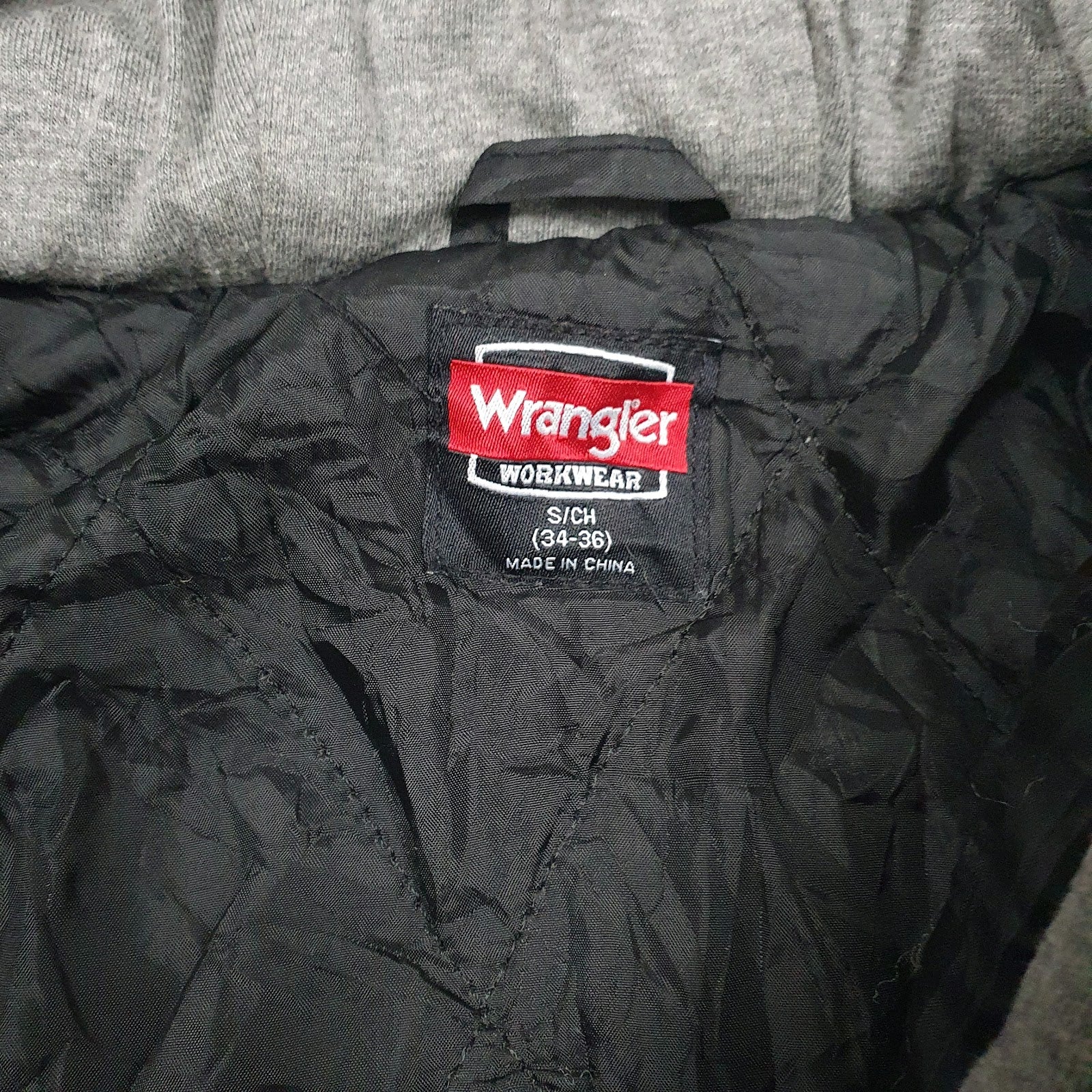 Mens Black Wrangler   Coat