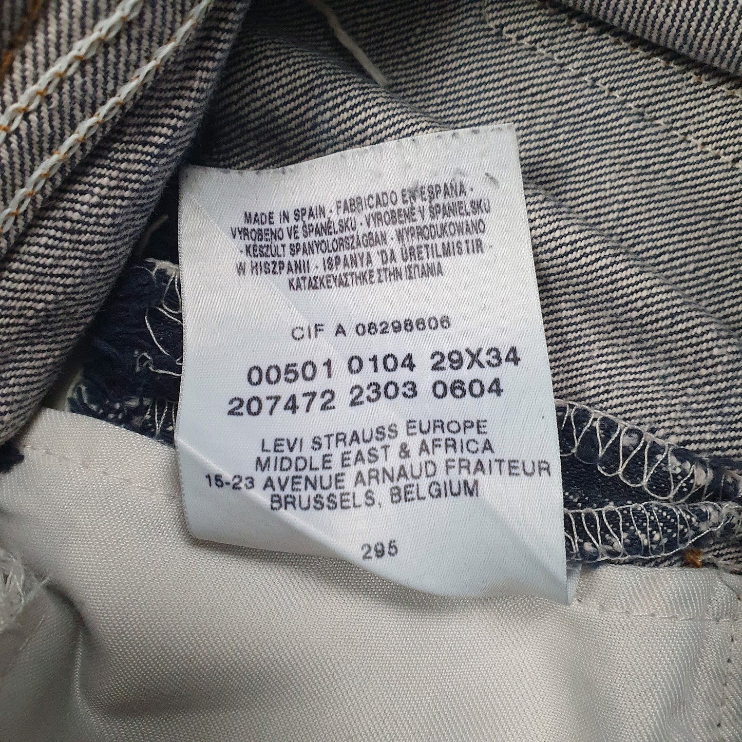 Mens Blue Levis 501  Shorts