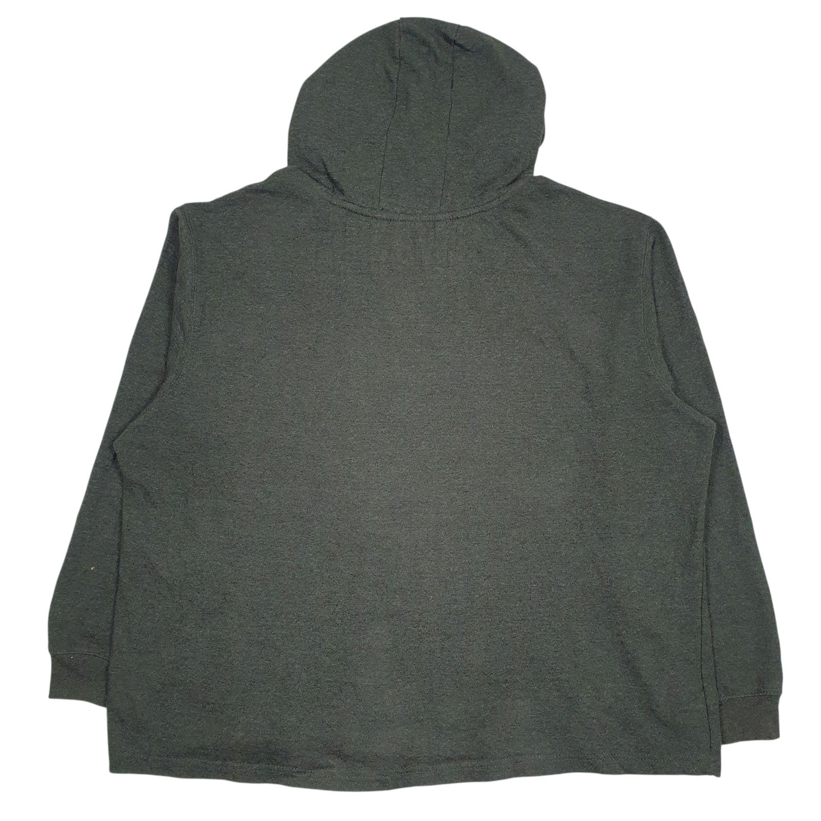 Mens Green Lee Spellout Hoodie Jumper