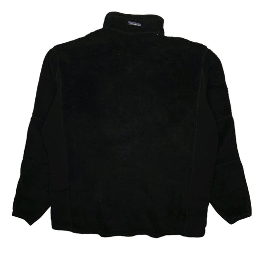 Mens Black Patagonia R2 Levitator Vintage 90s Made In USA Quarter Zip Jumper