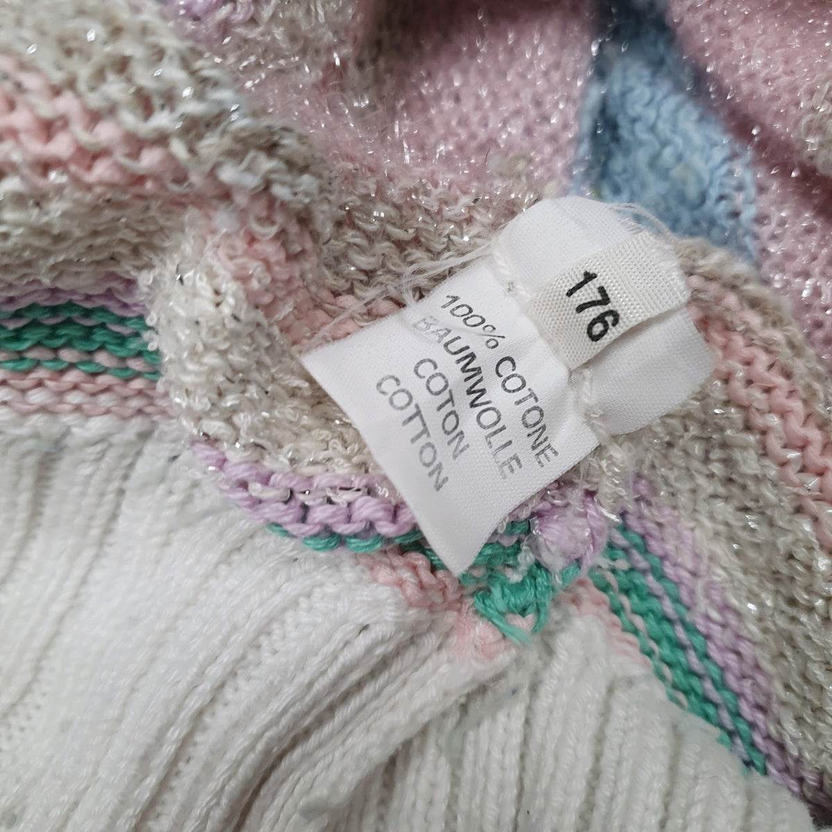 Womens White Unbranded Knit Crewneck Jumper