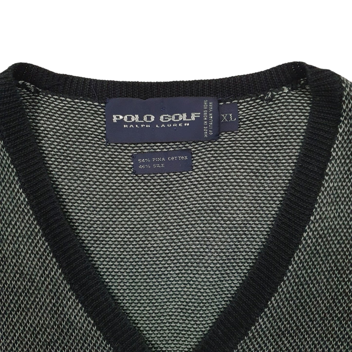 Mens Grey Polo Ralph Lauren Golf Vest Jumper