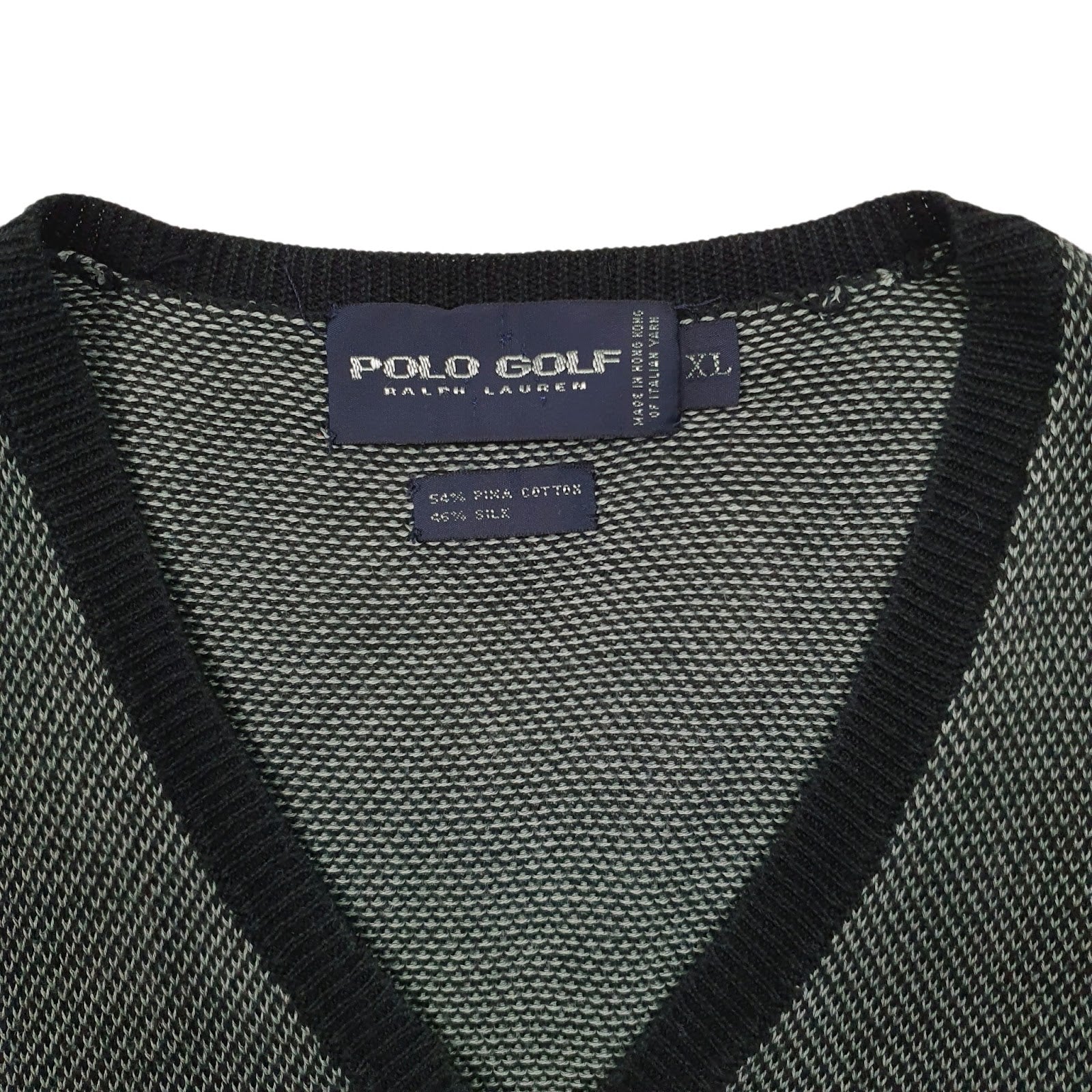 Mens Grey Polo Ralph Lauren Golf Vest Jumper
