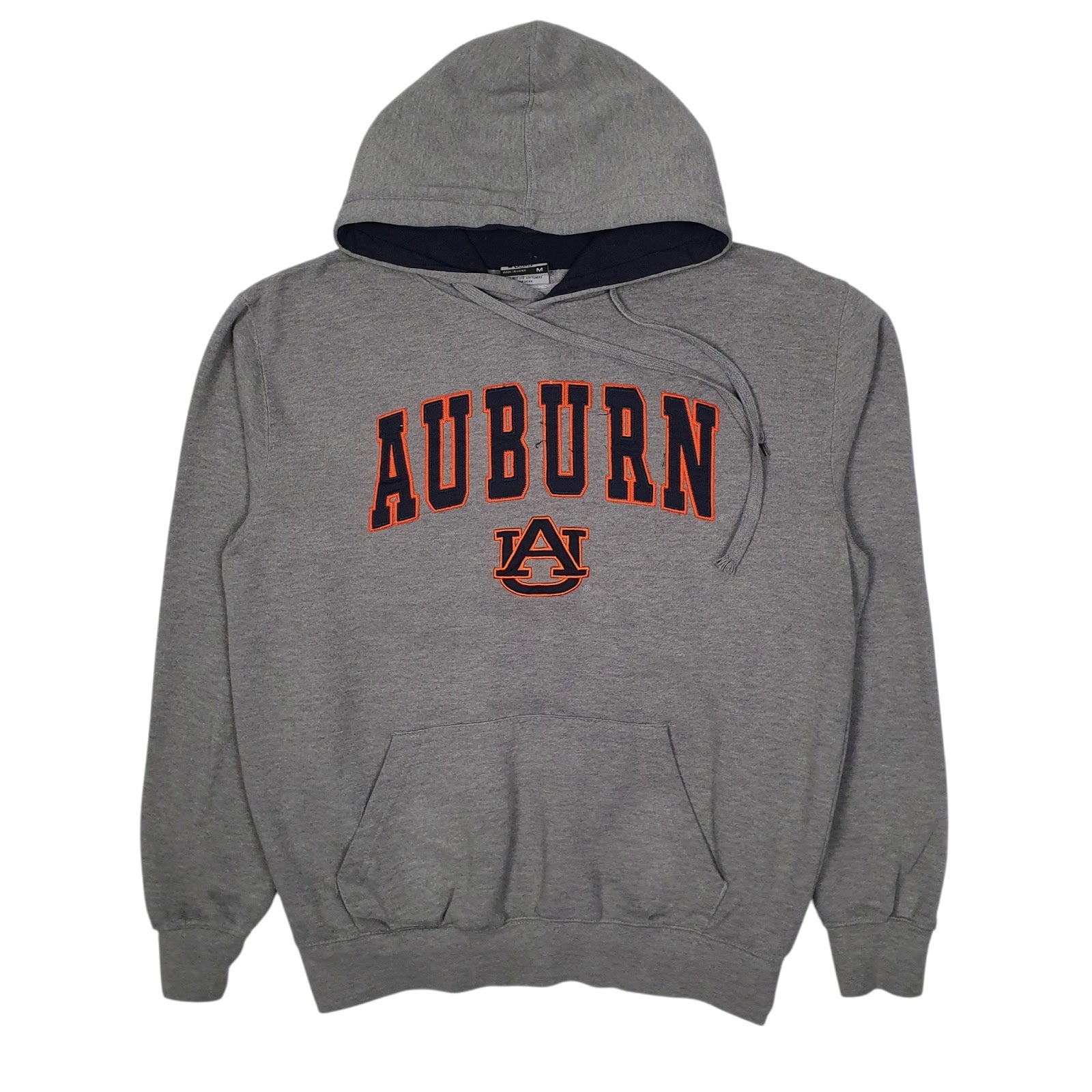 Mens Grey Stadium Auburn College Hoodie Jumper