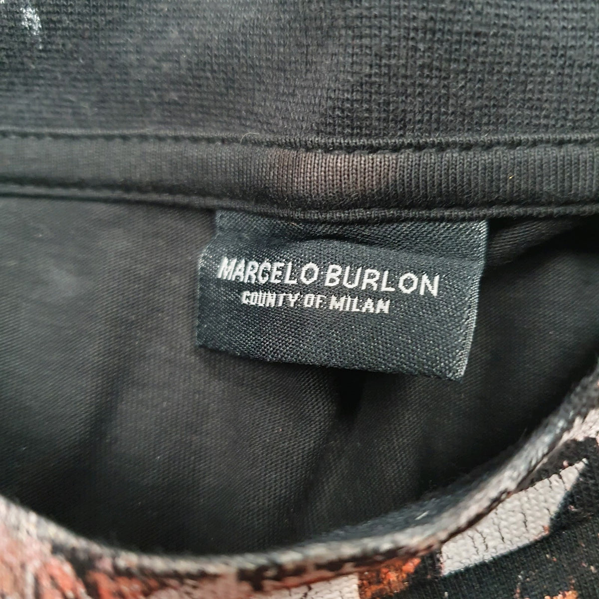 Mens Black Marcelo Burlon   T Shirt