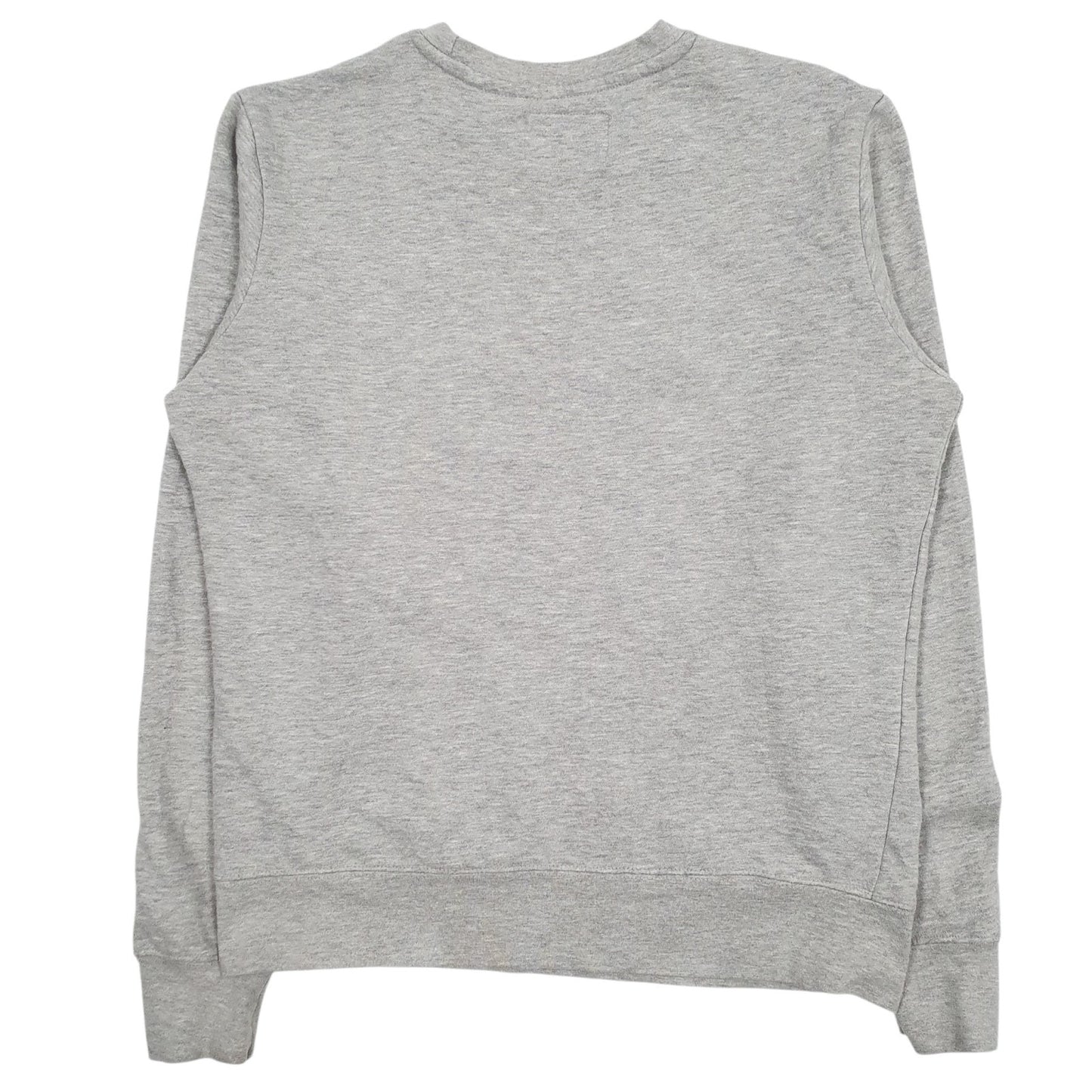Mens Grey Champion Spellout Crewneck Jumper
