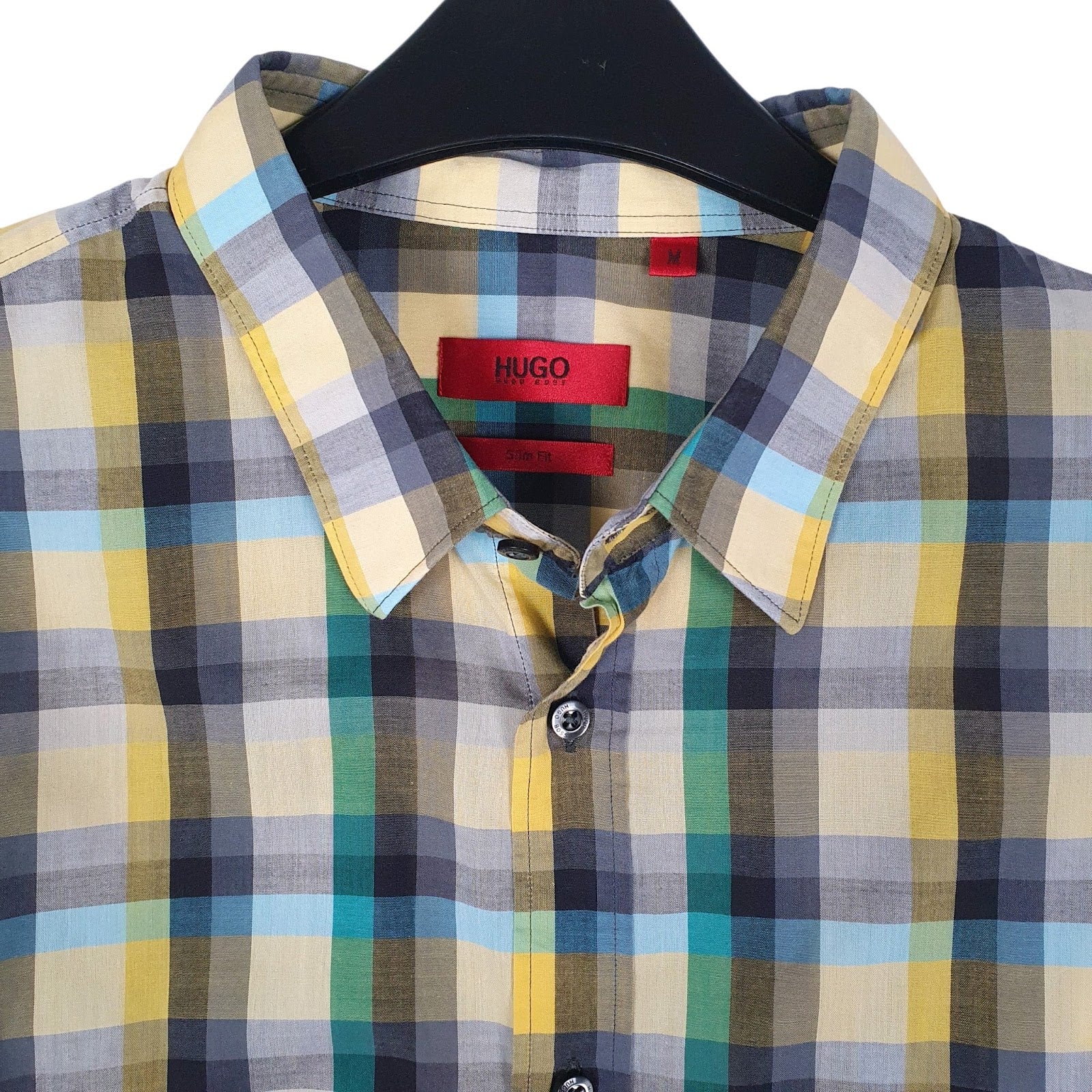 Mens Yellow Hugo Boss   Shirt