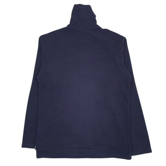 Mens Navy Adidas  Quarter Zip Jumper