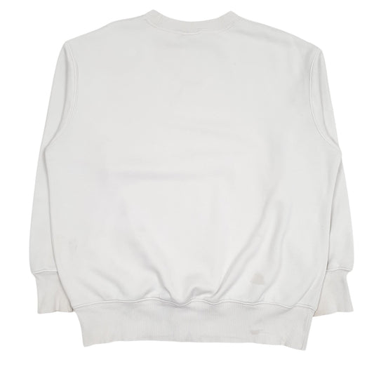 Mens White Nike  Crewneck Jumper