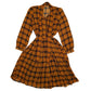 Womens Orange Unbranded  Long Sleeve Dress