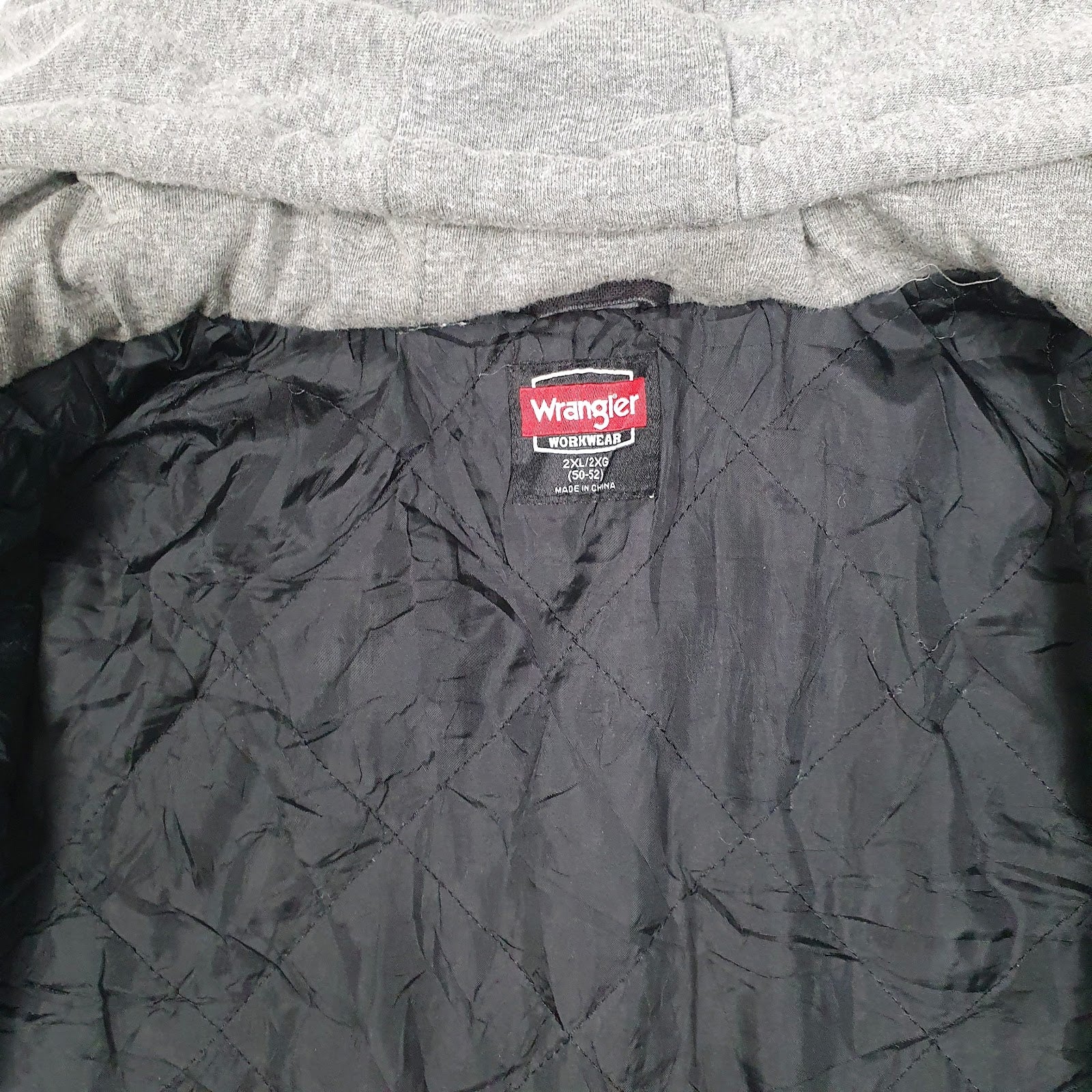 Mens Black Wrangler Chore Hoodie  Coat