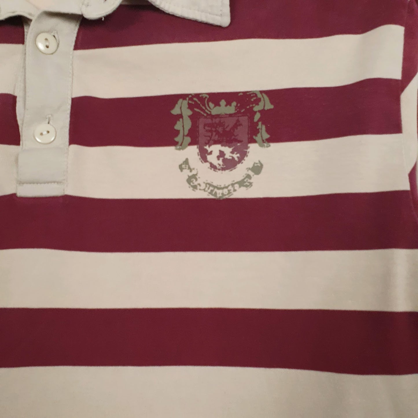 Mens Beige Port Louis Rugby Lightweight  Polo Shirt
