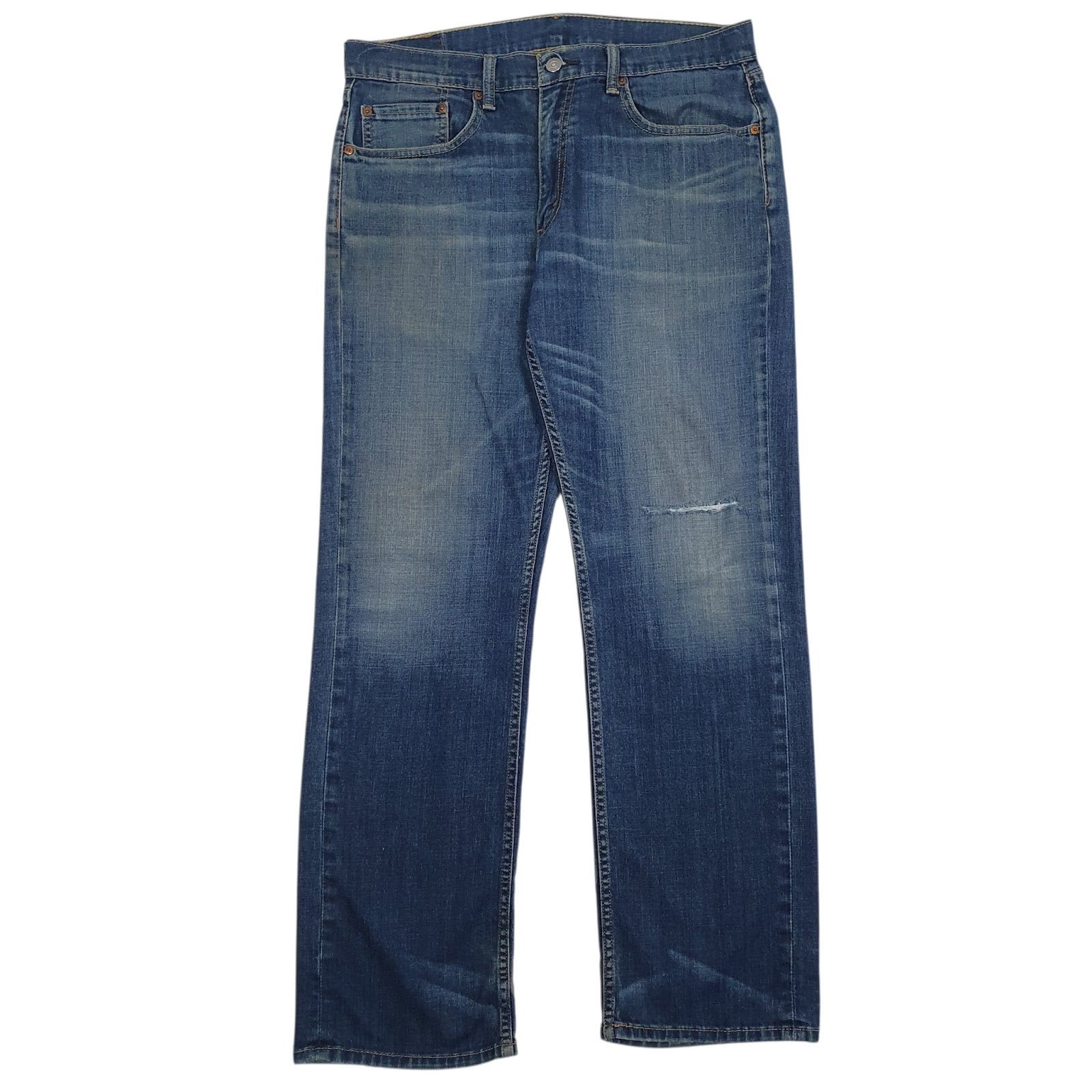 Mens Blue Levis Distressed 559 JeansW34 L32