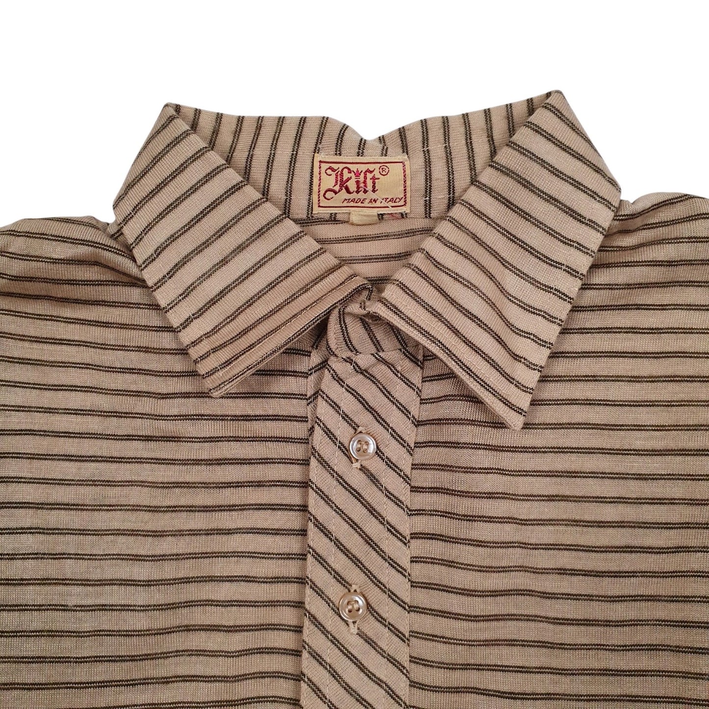 Mens Beige Kilt Made In Italy  Polo Shirt