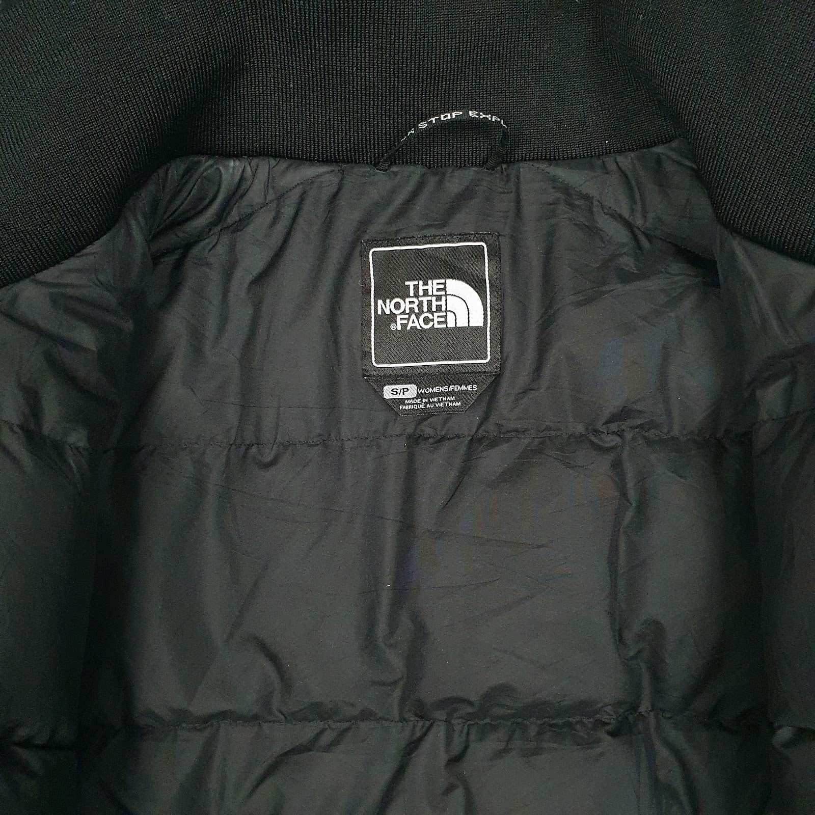 Womens Black The North Face Long Line Trench  Coat