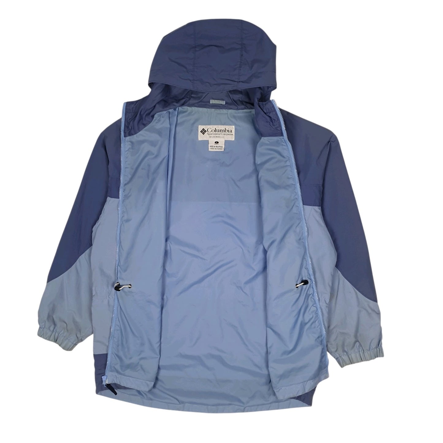 Womens Blue Columbia Sportswear Company  Full Zip Coat