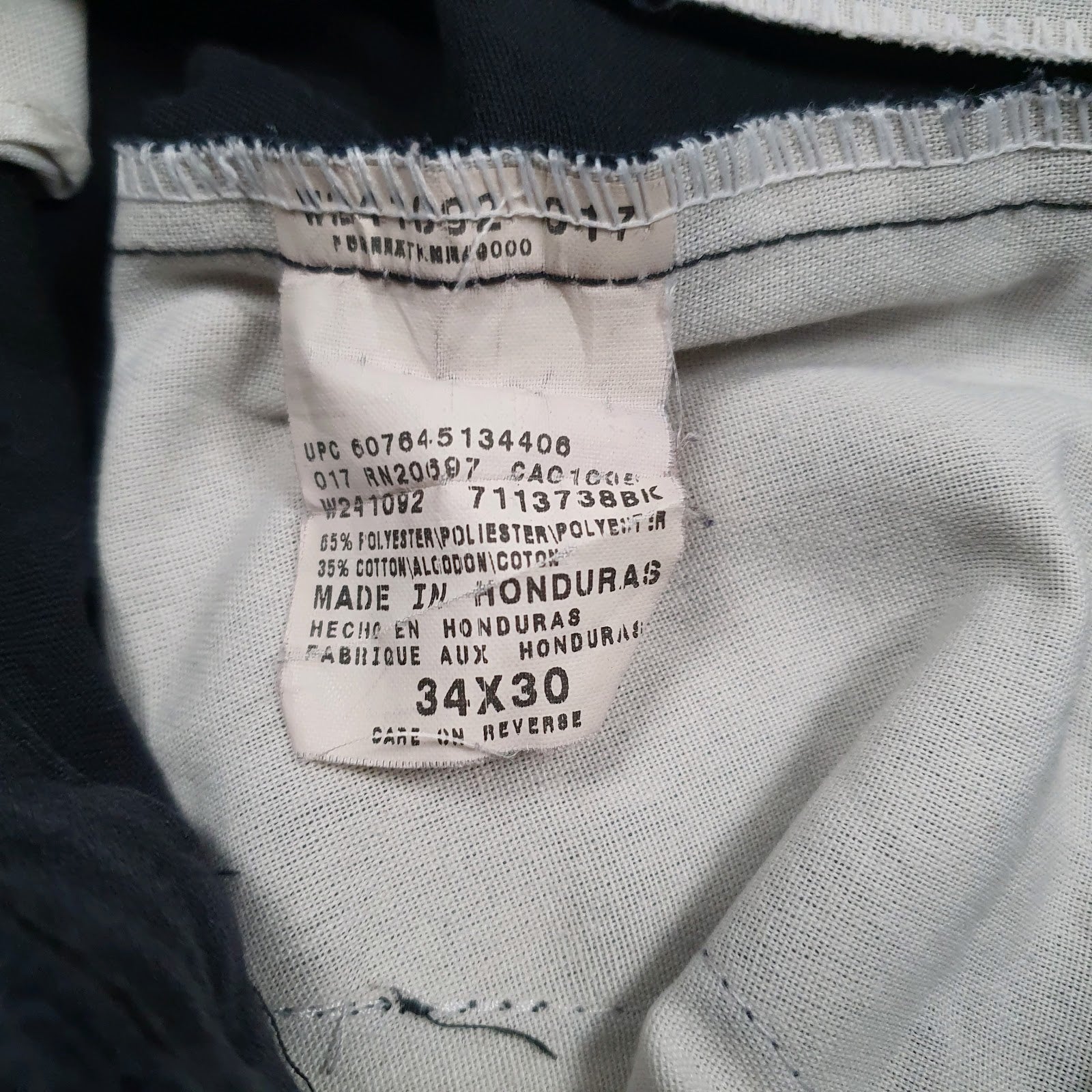 Mens Black Dickies Workwear  Trousers