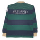 Mens Green Crocker Rugby Ireland Crewneck Polo Shirt