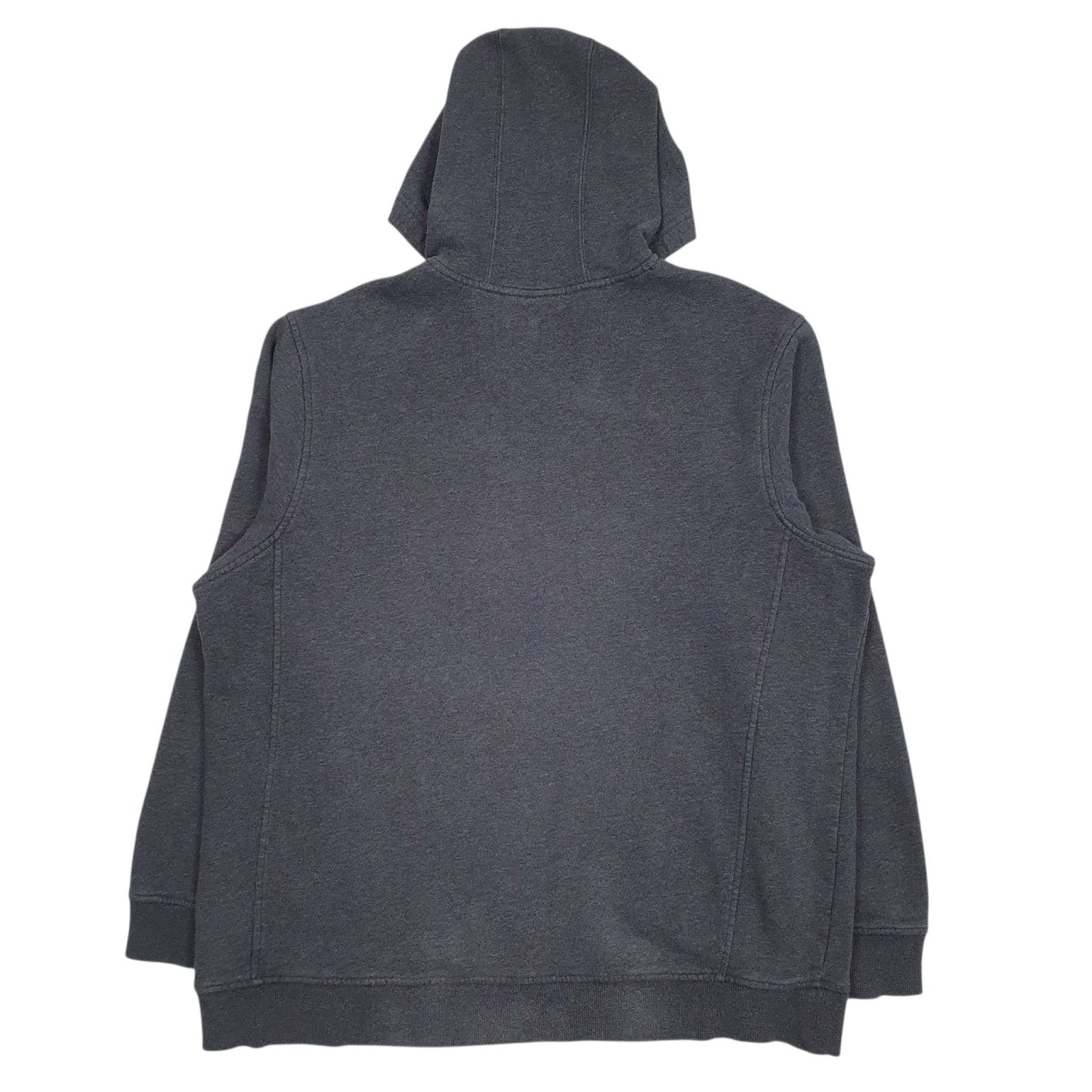Mens Grey Adidas Spellout Hoodie Jumper