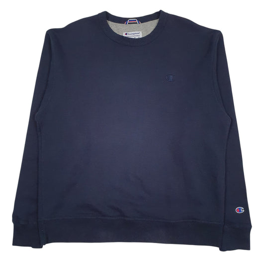 Mens Navy Champion  Crewneck Jumper