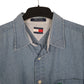 Mens Blue Tommy Hilfiger Denim  Shirt