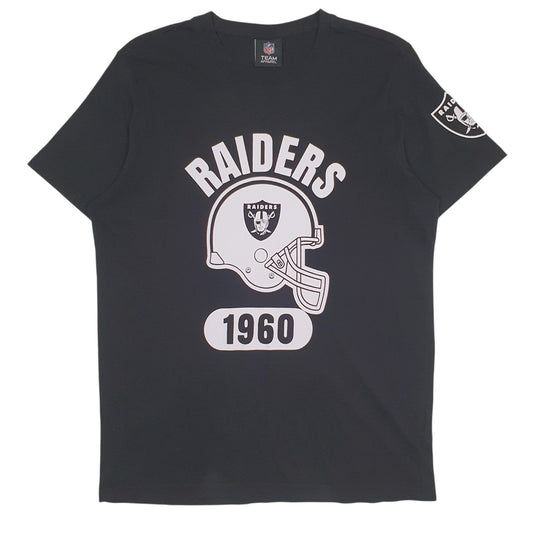 Mens Black NFL Las Vegas Raiders Short Sleeve T Shirt