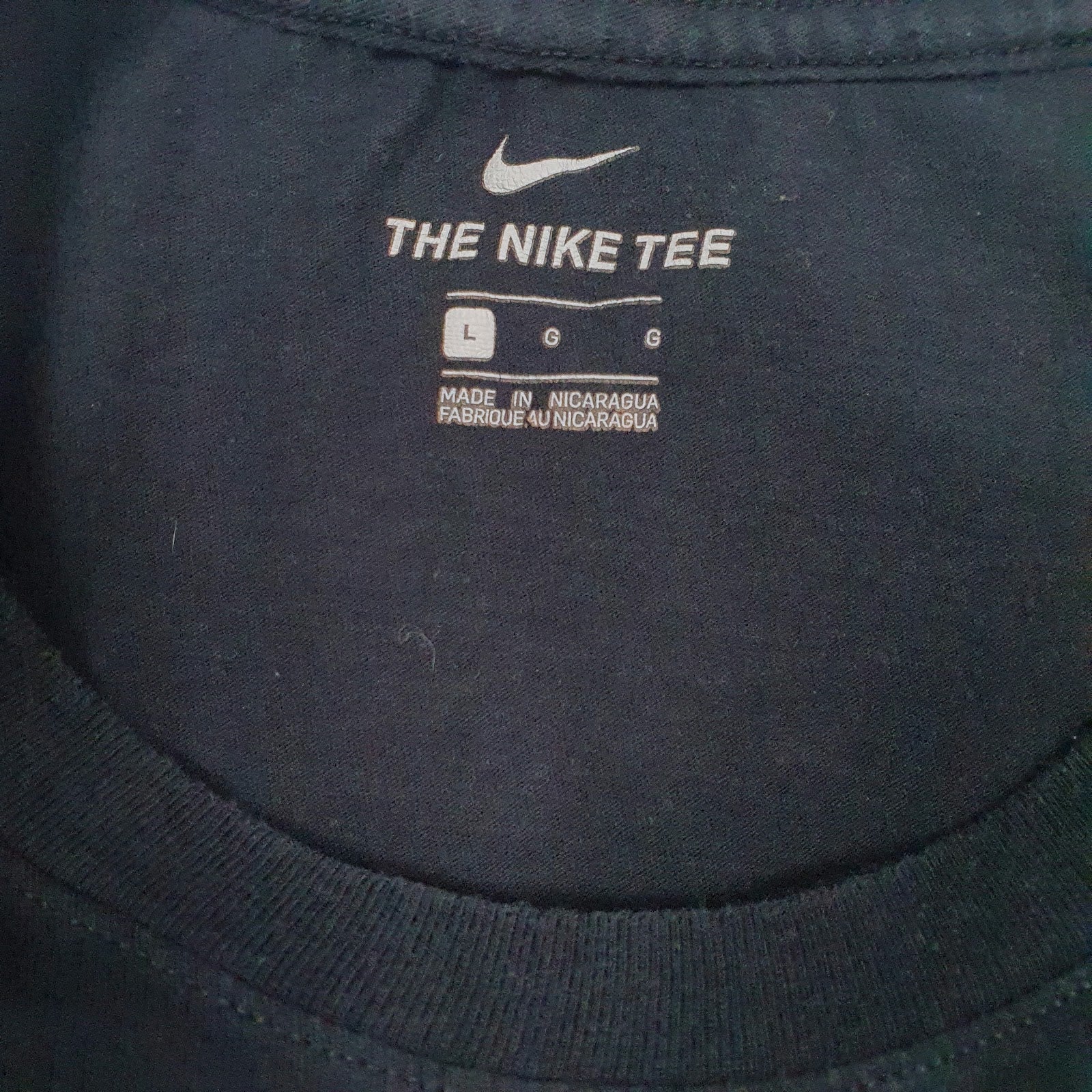 Mens Black Nike   T Shirt