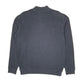 Mens Navy Woolrich Henley Thermal Crewneck Jumper