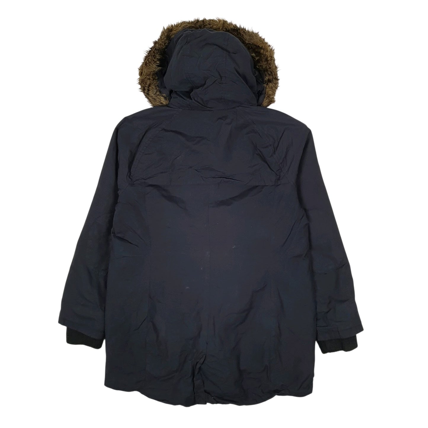 Womens Navy Tommy Hilfiger Fishtail  Coat