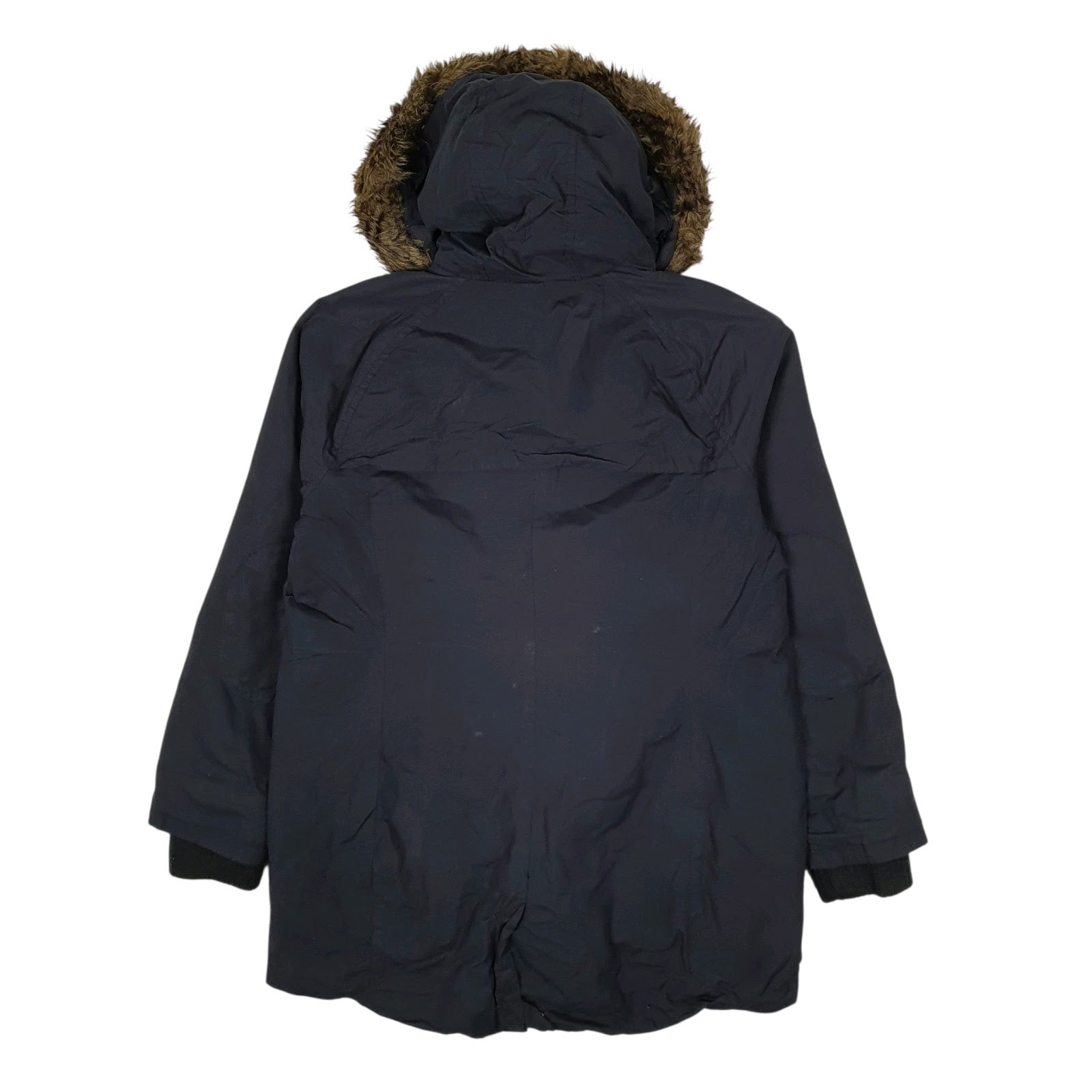 Womens Navy Tommy Hilfiger Fishtail  Coat